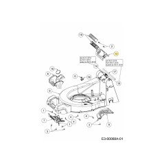ABDECKUNG: BATTERIE: E-START 731-13333 ORIGINAL MTD | NewgardenParts.com