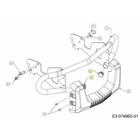 TAPPO TUBO 28 mm x 1,0-2,0 mm 731-08443 ORIGINALE MTD | NewgardenParts.com