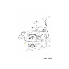 COPERTINA ADATTAMENTO LAMA 731-12759 ORIGINALE MTD | NewgardenParts.com
