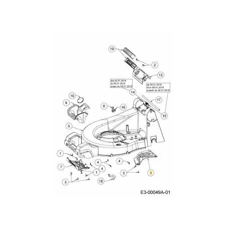 ABDECKUNG:MÄHER:RR DIS:46cm:DM 731-12671 ORIGINAL MTD | NewgardenParts.com