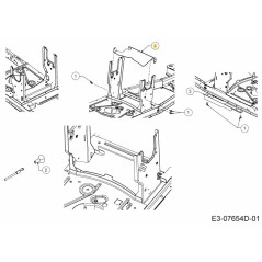 ABDECKUNG - SITZKASTEN 783-11048 ORIGINAL MTD | NewgardenParts.com