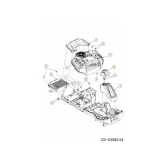 COUVERCLE DE DIRECTION 731-13589 ORIGINAL MTD | NewgardenParts.com