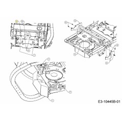 COVER DRIVE BELT 703-21024637 ORIGINAL MTD | NewgardenParts.com