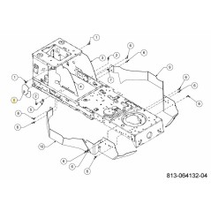 ABDECKHEBEL 731-27444A ORIGINAL MTD | NewgardenParts.com