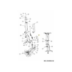 ABDECKUNG UNTERE SÄULE 703-28089-CY ORIGINAL MONTAGE | NewgardenParts.com