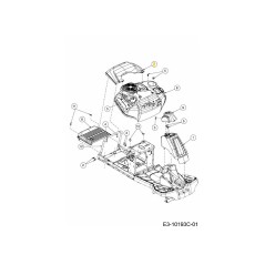 DEFLECTOR TRASERO 731-13587 ORIGINAL MTD | NewgardenParts.com
