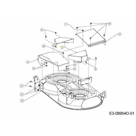ABDECKUNG RH/LH MOTORGEHÄUSE 703-20624637 ORIGINAL MTD | NewgardenParts.com