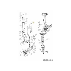 ABDECKUNG OBERSPALTE 703-28088637 ORIGINAL MTD | NewgardenParts.com
