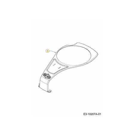 ABDECKUNG, EINSATZBAUGRUPPE LT (625) 751B594282 ORIGINAL MTD | NewgardenParts.com