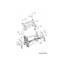 ABDECKUNG:DECK:HINTERSEITE:46CM 731-09338A ORIGINAL MTD | NewgardenParts.com