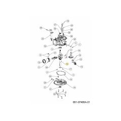 ALBERO MOTORE 651-07055A ORIGINALE MTD | NewgardenParts.com