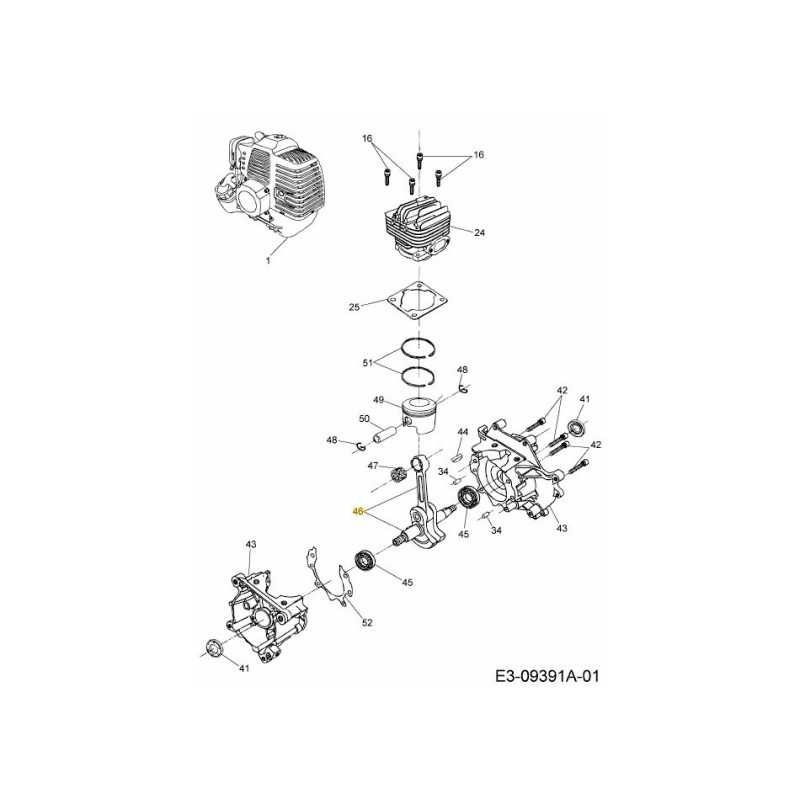 ALBERO MOTORE CON BIELLA 092.63.595 ORIGINALE MTD ALBERO MOTORE CON BIELLA 092.63.595 ORIGINALE MTD