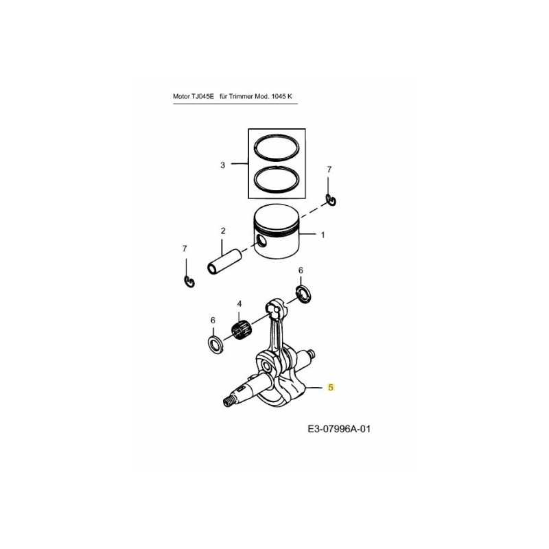 CRANKSHAFT KM-006663 ORIGINAL MTD