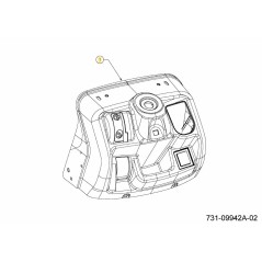 TRATTINO MAIUSCOLO RMC NAMM 731-09942A ORIGINALE MTD | NewgardenParts.com