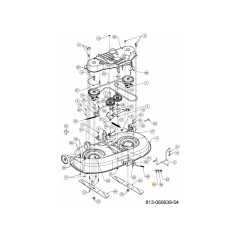 TAZZA PERNO SOLLEVAMENTO PONTE 748-06584 ORIGINALE MTD | NewgardenParts.com