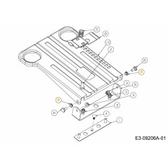 Flanschlager 741-05128 Original MTD | NewgardenParts.com
