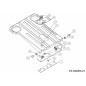 Flanschlager 741-05128 Original MTD