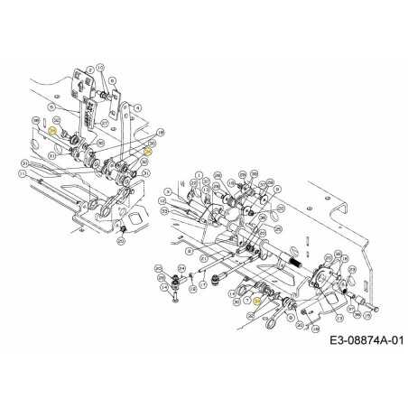 Bride de palier 741-04568 ORIGINAL MTD | NewgardenParts.com