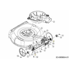 CUSCINETTO DELL'ASSALE 641-00019 ORIGINALE MTD | NewgardenParts.com