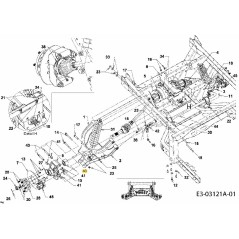 ENSEMBLE BLOC - PALIER DE SORTIE 741-04166 MONTÉ D'ORIGINE | NewgardenParts.com