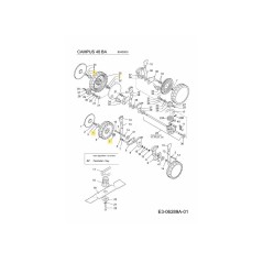 CUSCINETTO A SFERE SG-203680 ORIGINALE MTD | NewgardenParts.com