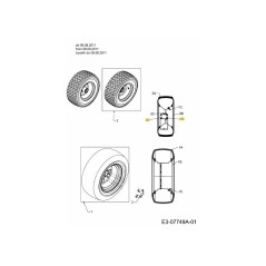 Kugellager 741-04571 Original MTD | NewgardenParts.com