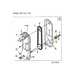 Flanschlager 741-0598 Original MTD | NewgardenParts.com