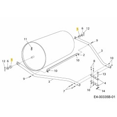 PLASTIQUE DE ROULEMENT (MTD 731-374) AF-43632 ORIGINAL MTD | NewgardenParts.com