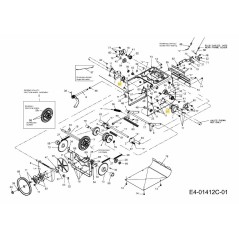 SELBSTREIFENDES LAGER 741-04025 ORIGINAL MTD | NewgardenParts.com