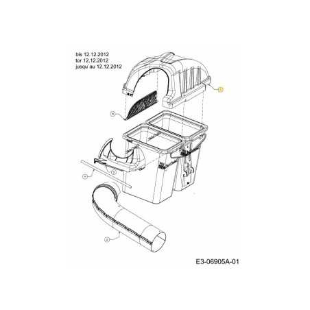 CVR ASM CTCHR GRASS DOUBLE BAG 631-04292 ORIGINALE MTD | NewgardenParts.com