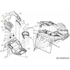 CVR ASM RH EPTO GRAY 631-05499 ORIGINALE MTD | NewgardenParts.com