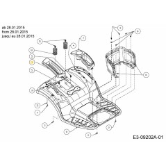 CVR ASM RH LT MAN PTO 631-05261 ORIGINALE MTD | NewgardenParts.com