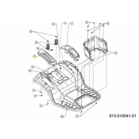 Abdeckung:RH:RD:GRAY 631-05646A ORIGINAL MTD | NewgardenParts.com
