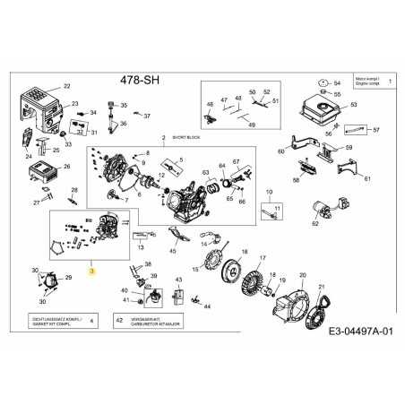 Zylinderkopf komplett 751-11188 Original MTD | NewgardenParts.com
