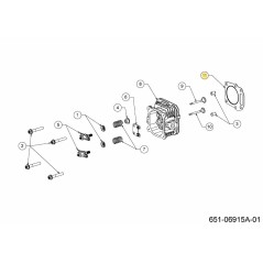JUNTA DE CULATA 751-18607A ORIGINAL MTD | NewgardenParts.com