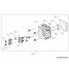 JUNTA DE CULATA 751-14431 ORIGINAL MTD | NewgardenParts.com