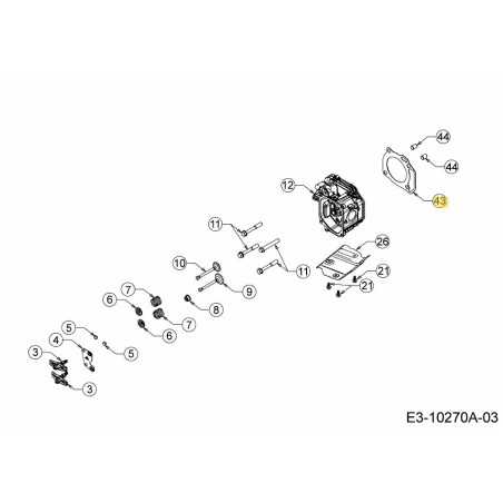 Zylinderkopfdichtung 751-15716 Original MTD | NewgardenParts.com