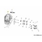 TESTATA CILINDRO DX 751-15805 ORIGINALE MTD
