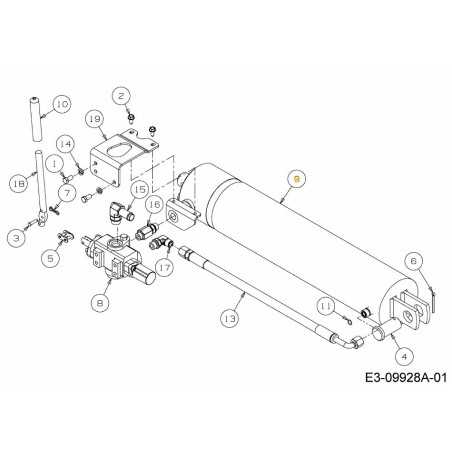 CYLINDER HYDRAULIC 718-04714 ORIGINAL MTD | NewgardenParts.com