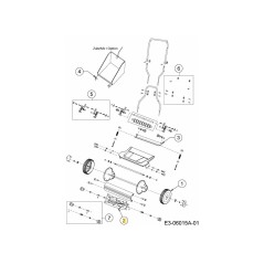 CYLINDRIC BLADE 092.48.693 ORIGINAL MTD