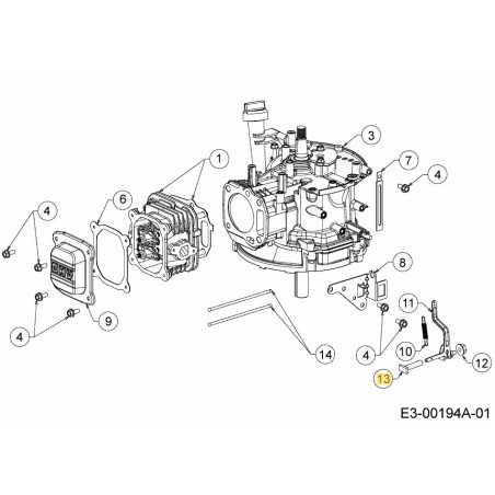 BRAS DE RÉGULATEUR DE BOULON 710-06221 ORIGINAL MONTÉ | NewgardenParts.com
