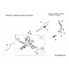 PERNO, BRAZO DEL GOBERNADOR 710-04908 ORIGINAL MTD | NewgardenParts.com