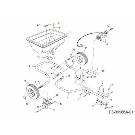 VITE, TAPPO ESAGONALE AF-43648 ORIGINALE MTD | NewgardenParts.com