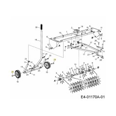 BOLT,SHOULDER PLTD(MTD738-108) AF-43029 ORIGINAL MTD | NewgardenParts.com