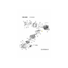 NUT LUFTFILTER SG-2044701 ORIGINAL MTD | NewgardenParts.com