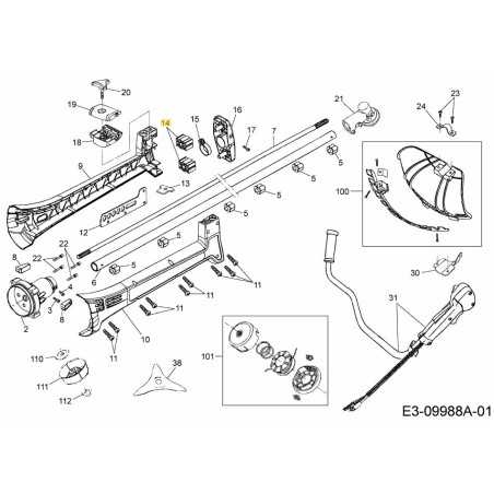 AMORTISSEUR 092.63.896 ORIGINAL MTD | NewgardenParts.com