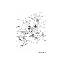 DECK ASM WELD 54 FAB EU 683-05359D-S ORIGINALE MTD | NewgardenParts.com