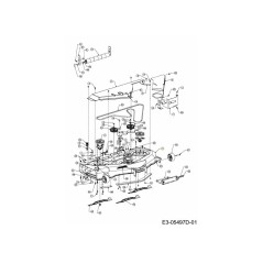 CONJUNTO DE CUBIERTA 683-04336ACY ORIGINAL MTD | NewgardenParts.com