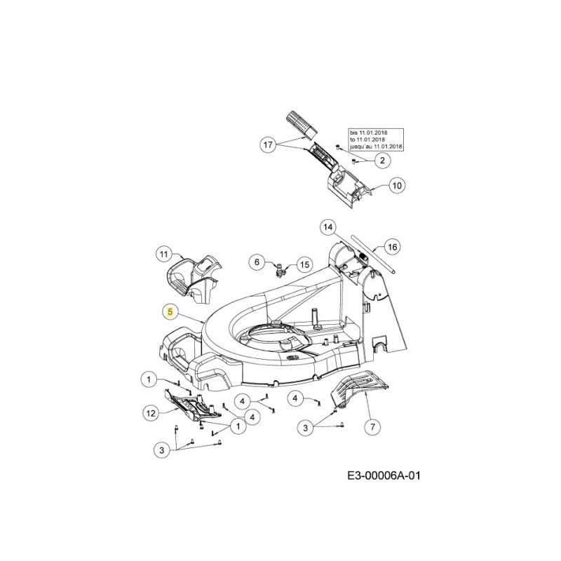 DECK MOWER 46CM ALU 719-05352-CY ORIGINAL MTD