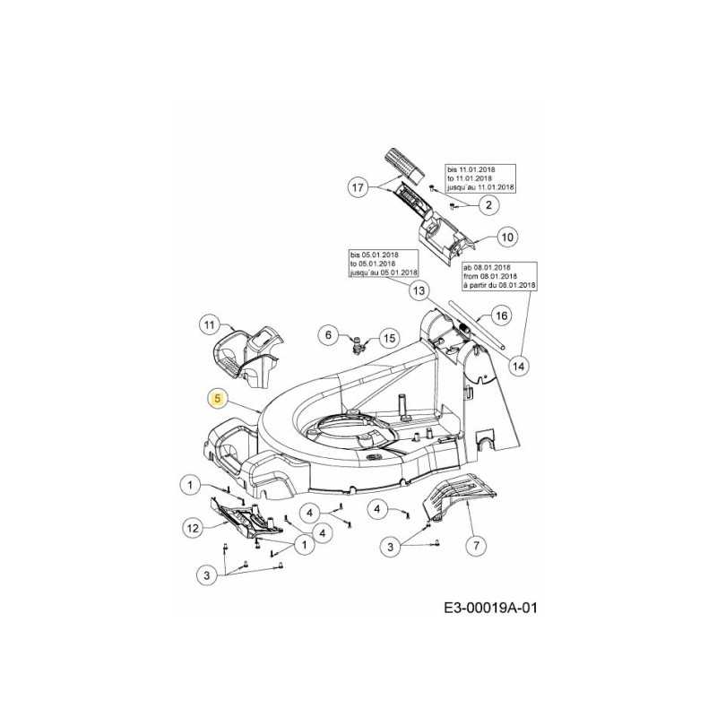 DECK MOWER 53CM ALU 719-05351-CY ORIGINAL MTD